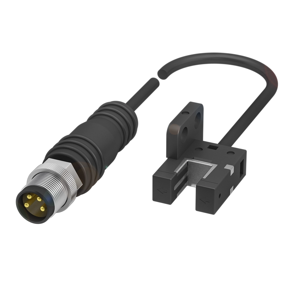 Czujniki optoelektroniczne widełkowe w obudowie z tworzywa sztucznego
